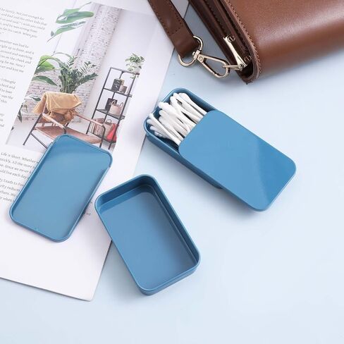 2 Pack Dental Floss Holder Refillable Portable Floss Pick Holder Container Travel Floss Picks Case Dental Floss Dispenser Toothpick Holder Glide Travel Floss Box for Travel Dates Dinners Hotels Pink in Kuwait