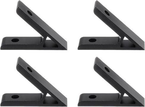 PATIKIL 45 Degree Angle Corner Brackets, 4Pcs 2.36x0.87 Inch Aluminum Extrusion Profile Accessories Corner Brace Joint Connectors for 3030 Series (Silver) in Saudi Arabia