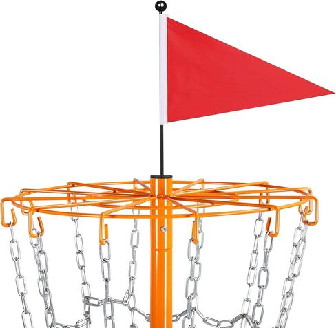 Yaheetech Portable Disc Golf Basket Target Disc Sports 12-Chain Practice Disc Golf Target Steel Hole Disc Golf Goals Catcher Indoor & Outdoor, Blue/Red/Orange/Black in Kuwait