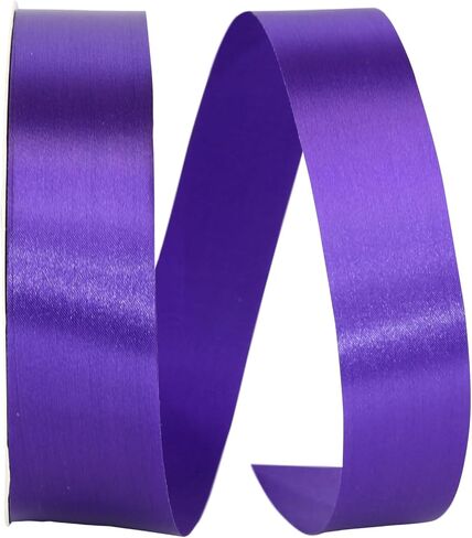 شريط Reliant Ribbon ذو وجه واحد من الساتان Allure SFS، 7/8 بوصة × 100 ياردة، أبيض in Kuwait