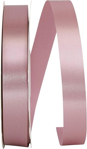 شريط Reliant Ribbon ذو وجه واحد من الساتان Allure SFS، 7/8 بوصة × 100 ياردة، أبيض in Kuwait