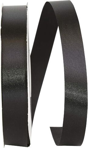 شريط Reliant Ribbon ذو وجه واحد من الساتان Allure SFS، 7/8 بوصة × 100 ياردة، أبيض in Kuwait