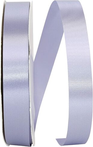 شريط Reliant Ribbon ذو وجه واحد من الساتان Allure SFS، 7/8 بوصة × 100 ياردة، أبيض in Kuwait