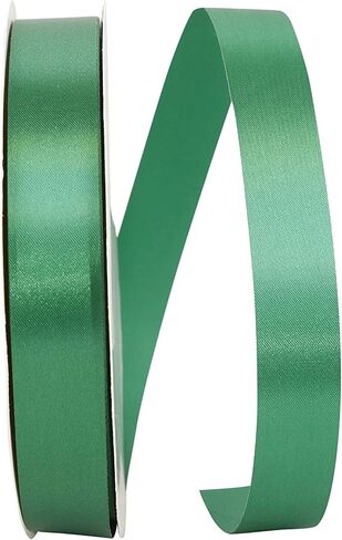 شريط Reliant Ribbon ذو وجه واحد من الساتان Allure SFS، 7/8 بوصة × 100 ياردة، أبيض in Kuwait