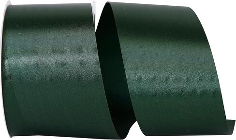 شريط Reliant Ribbon ذو وجه واحد من الساتان Allure SFS، 7/8 بوصة × 100 ياردة، أبيض in Kuwait