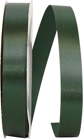 شريط Reliant Ribbon ذو وجه واحد من الساتان Allure SFS، 7/8 بوصة × 100 ياردة، أبيض in Kuwait