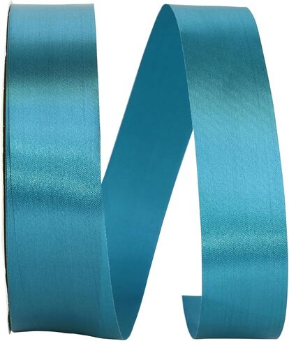 شريط Reliant Ribbon ذو وجه واحد من الساتان Allure SFS، 7/8 بوصة × 100 ياردة، أبيض in Kuwait