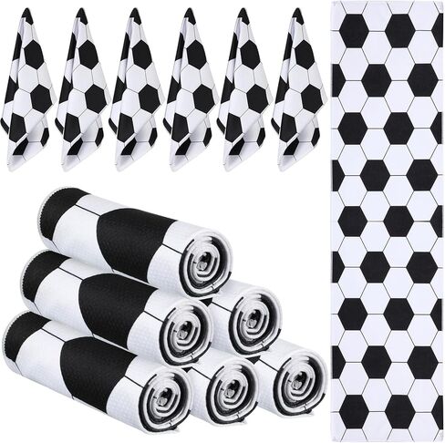 Peryiter 12 PCS منشفة تبريد مصغرة ، 30 "× 9 بوصة للبيسبول Softball Softball Golf Twoel ، ومنشفة باردة ، ومناشف ميكروفيال رياضية لفريق Gym Running Play Gift (الكرة اللينة والأصفر والأحمر) in Kuwait