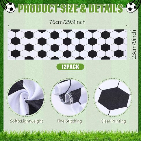 Peryiter 12 PCS منشفة تبريد مصغرة ، 30 "× 9 بوصة للبيسبول Softball Softball Golf Twoel ، ومنشفة باردة ، ومناشف ميكروفيال رياضية لفريق Gym Running Play Gift (الكرة اللينة والأصفر والأحمر) in Kuwait