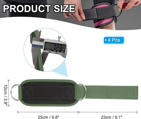 PATIKIL Ankle Strap for Cable Machine, Gym Cable Kickback Ankle Wraps Exercise Attachment in Kuwait