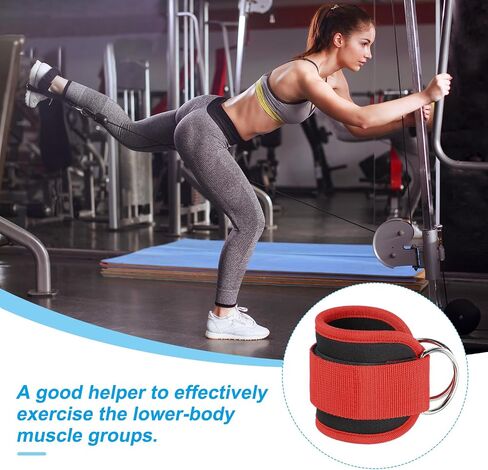 PATIKIL Ankle Strap for Cable Machine, Gym Cable Kickback Ankle Wraps Exercise Attachment in Saudi Arabia