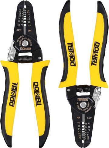 Dowell 10-22awg+22-30awg أداة تجريد الأسلاك الأسلاك الأسلاك أداة الأسلاك أداة متعددة الوظائف للكهرباء 2 قطعة in Kuwait