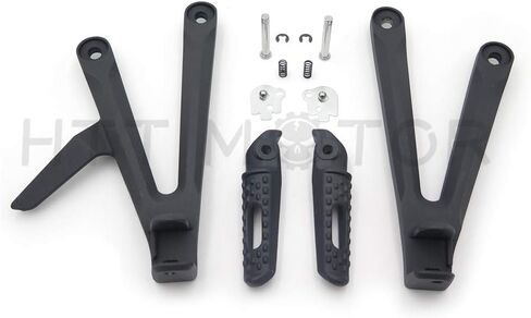 HTTMT- (مصباح إشارة الانعطاف LED) مسند خلفي أسود للركاب الخلفي متوافق مع 05-06 Hond CBR600RR [P/N: MT390-011A-BK] in Kuwait