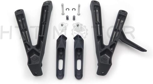 HTTMT- (مصباح إشارة الانعطاف LED) مسند خلفي أسود للركاب الخلفي متوافق مع 05-06 Hond CBR600RR [P/N: MT390-011A-BK] in Kuwait