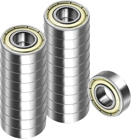 5Pcs 698ZZ Deep Groove Ball Bearing-[8x19x6mm] Double Shielded Bearing for Industrial Equipment, Motors, Machines, Stainless Steel in Kuwait