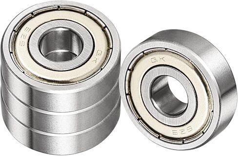 5Pcs 698ZZ Deep Groove Ball Bearing-[8x19x6mm] Double Shielded Bearing for Industrial Equipment, Motors, Machines, Stainless Steel in Kuwait