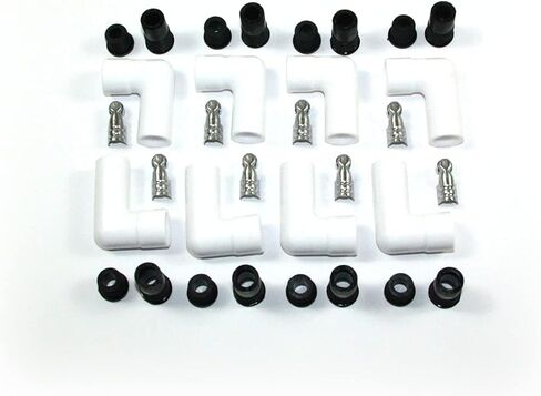 Pertronix 8501HT-1 Ceramic Spark Plug Boot, 90 Degree, White, 1 Pack in Saudi Arabia