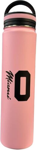 Allntrends Miami 10 Bottle Bottle Sport Miami Soccer Bottle 24oz (Black) in Kuwait