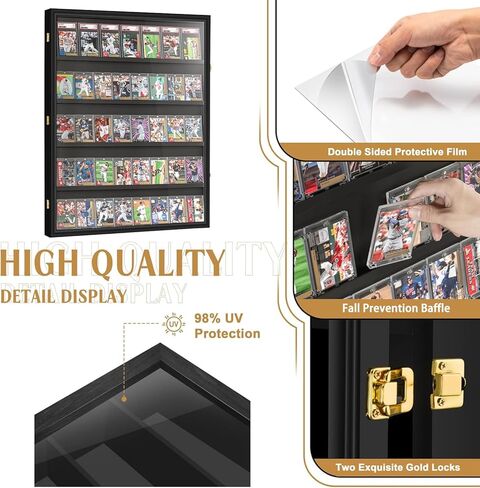 Baseball Display Case with Light, LED Baseball Holder Shadow Box for 12 Baseballs Display, HD Acrylic Front UV Protection,Wooden Frame for Collecting Autographed Balls Exquisite Souvenirs in Kuwait