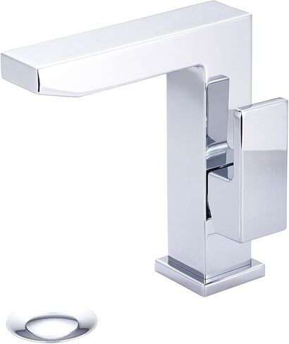 MOD Deck Mounted Single Hole Bathroom Faucet with Drain Assembly - Matte Black in Kuwait
