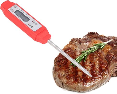 Akozon Digital Food Thermometer Automatic Calibration Pen High Accuracy Electronic Pocket Thermometer Yellow Home and Family Appliance and Decor in Saudi Arabia
