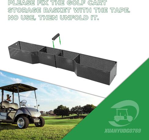 XUANYUDG0769 Golf Cart Inner Front Storage Basket for Club Car Precedent & DS(2000 up) Extended Additional Storage for Golf Carts in Kuwait