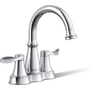 Kohler 27380-4-BN Bellera® الحمام الحمام على نطاق واسع ، 1.2 GPM ، النيكل النابض بالحياة بالسلاح النابض بالحياة