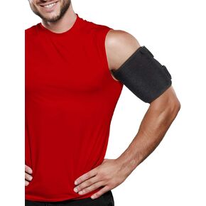 ARMSTRONG AMERICA Bicep Tendonitis Brace, Bicep Band & Upper Arm Compression Sleeve I Triceps & Biceps Muscle Support For Upper Arm Tendonitis Pain Relief Or Bicep Strains (LARGE 10" to 16") in Kuwait
