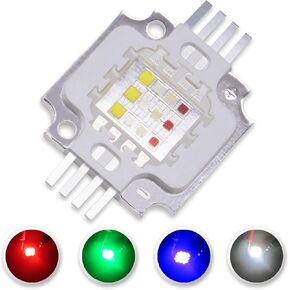 1PCS 15W شريحة LED عالية الطاقة RGBWY MULTICOLOR COB MODULE SUPER BRIGHTHENT CHENTY LED PRACENTING ELPERTING DIY (350MA/15 WATT/RED6-7V/GREEN8-9V/Blue9-10V/Yellow6-7V/White9-10V)