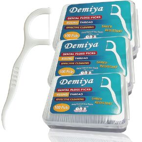 Floss Picks Travel Dental Floss Picks 40 Count Professional Flossers for Adult Unflavored Flossing Sticks 4 Cases with Portable Case Durable Tooth Pick for Teeth Cleaning and Oral Care in Saudi Arabia