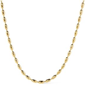 Ana Luisa | Link Chain Necklace - Laura Slim | 14K Gold Plated Chain | Versatile, Easy-To-Layer | Hypoallergenic, Water-Resistant & Tarnish-Free Necklace | 14K Gold Necklace | Adjustable Chain Length in Kuwait
