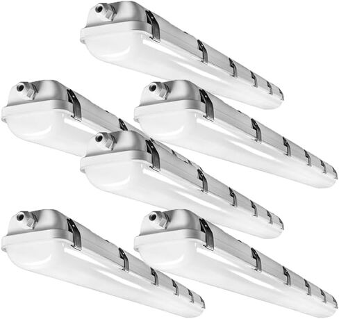 4ft LED Vapor ضيق 50 واط ث/بطارية الطوارئ ، 3xwtage و 3cct 3500k-4000k-5000k Tusable 6000lm 120-277V in Kuwait