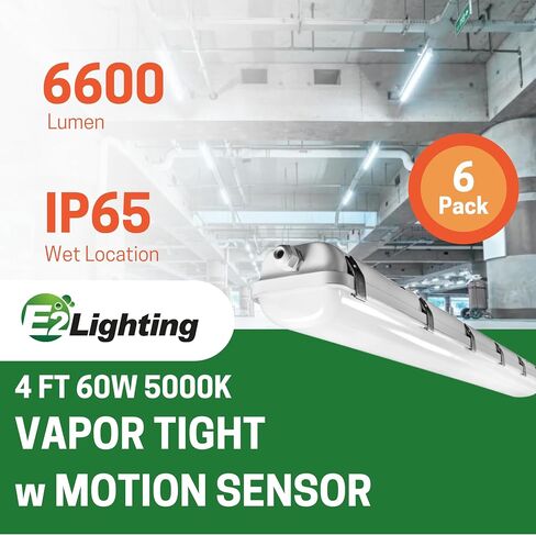 4ft LED Vapor ضيق 50 واط ث/بطارية الطوارئ ، 3xwtage و 3cct 3500k-4000k-5000k Tusable 6000lm 120-277V in Kuwait