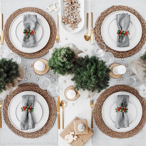 Elephant Napkin Rings Set of 4, Silver Napkin Rings Holders Rhinestone Napkin Ring Holders Flower Serviette Holders for Party Decoration for Wedding Summer Dinner Table Decor (Elephant) in Kuwait