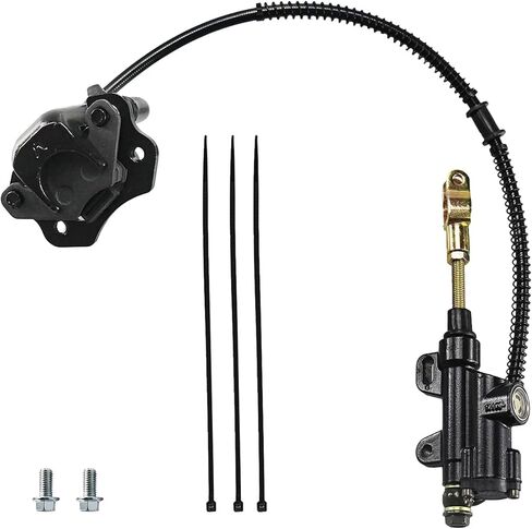 مجموعة فرجار أسطوانة الفرامل الرئيسية من PRO BAT للدراجة الترابية الرباعية 50cc 90cc 110cc 125cc ATV، باللون الأزرق in Kuwait