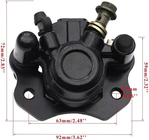 مجموعة فرجار أسطوانة الفرامل الرئيسية من PRO BAT للدراجة الترابية الرباعية 50cc 90cc 110cc 125cc ATV، باللون الأزرق in Kuwait