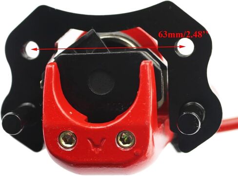 مجموعة فرجار أسطوانة الفرامل الرئيسية من PRO BAT للدراجة الترابية الرباعية 50cc 90cc 110cc 125cc ATV، باللون الأزرق in Kuwait