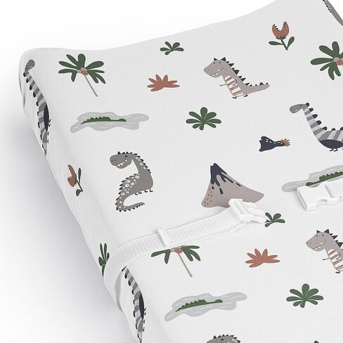 Sweet Jojo Designs Grey and White Boho Bohemian Elephant Boy Girl Gender Neutral Unisex Baby Changing Pad Cover Sheet Infant Newborn Diaper Table Change Mat Cover Jungle Safari Animal Modern Patterned in Saudi Arabia