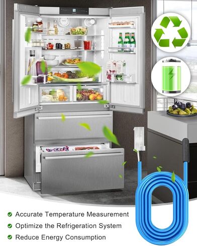 Cabinet Temperature Sensor Replace 334-60405-02 for Refrigerator Cabinet, 74 Inch Green Cabinet Air Sensor Replacement Part in Kuwait