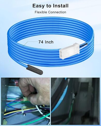 Cabinet Temperature Sensor Replace 334-60405-02 for Refrigerator Cabinet, 74 Inch Green Cabinet Air Sensor Replacement Part in Kuwait