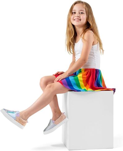 K KomForme Toddler Girls Boys Shoes Little Kids Slip on Canvas Sneakers for Running/Walking in Kuwait