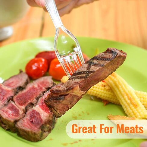 Disposable Plastic Spoons Clear, Pack of 50 Individually Wrapped in Kuwait