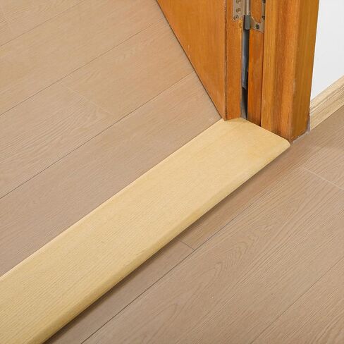 Door Transition Strip Wood Threshold Transition Unfinished Solid Red Oak Interior Threshold Doorways Reducer Threshold(36 x 5 x 0.63 Inches) in Kuwait