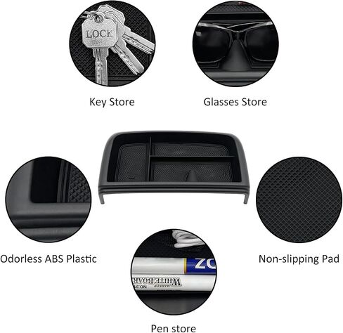 ملحقات صينية تخزين منظم وحدة التحكم من JOJOMARK تناسب 2024 2023 2022 2021 GMC Yukon Chevy Tahoe Suburban مناسبة فقط لوحدة التحكم المنزلقة الكهربائية in Kuwait