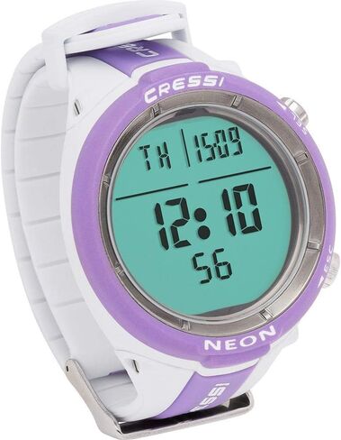 Cressi Neon Scuba Diving Watch Computer - 4 برامج - Air/Nitrox ، Freediving ، Gage - Made in Italy ، الجودة منذ عام 1946 in Kuwait