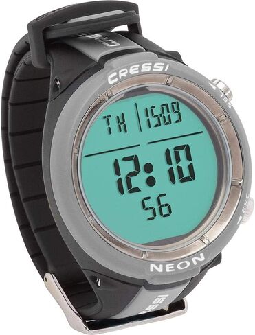 Cressi Neon Scuba Diving Watch Computer - 4 برامج - Air/Nitrox ، Freediving ، Gage - Made in Italy ، الجودة منذ عام 1946 in Kuwait