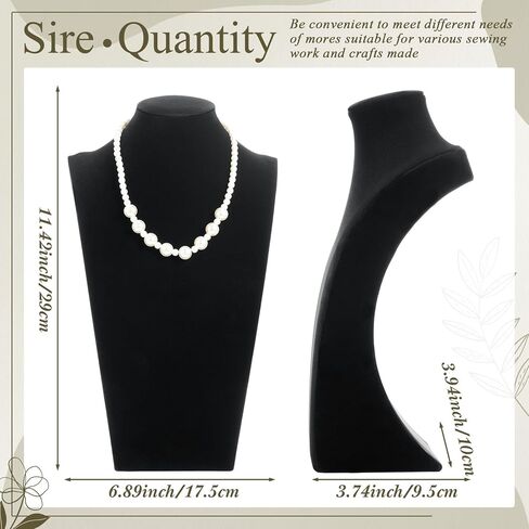 6 قطع من المخمل الأبيض قلادة تمثال نصفي عرض مجوهرات يعرض تمثال نصفي قلادة عرض موقف تمثال نصفي لعرض المجوهرات مجوهرات يعرض قلادة عرض تقف لبيع المعارض التجارية الدعائم in Kuwait