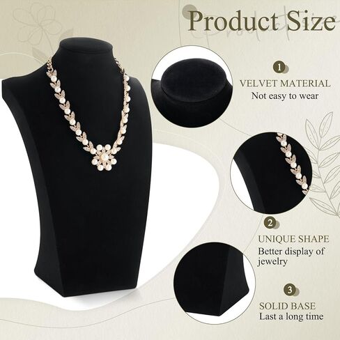 6 قطع من المخمل الأبيض قلادة تمثال نصفي عرض مجوهرات يعرض تمثال نصفي قلادة عرض موقف تمثال نصفي لعرض المجوهرات مجوهرات يعرض قلادة عرض تقف لبيع المعارض التجارية الدعائم in Kuwait