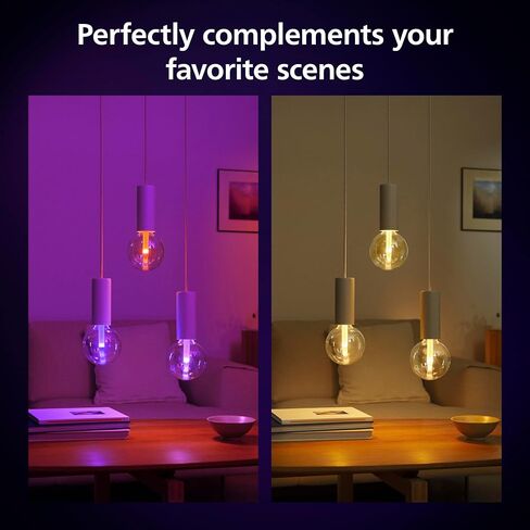 Philips Hue Lightguide Ellipse Smart LED - Glass Handblown Glass - ضوء تغيير اللون - متوافق مع Amazon Alexa و Apple HomeKit و Google Assistant - Bluetooth و Hue Bridge متوافق in Kuwait