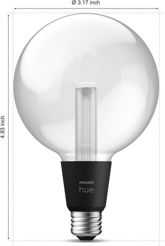 Philips Hue Lightguide Ellipse Smart LED - Glass Handblown Glass - ضوء تغيير اللون - متوافق مع Amazon Alexa و Apple HomeKit و Google Assistant - Bluetooth و Hue Bridge متوافق in Kuwait